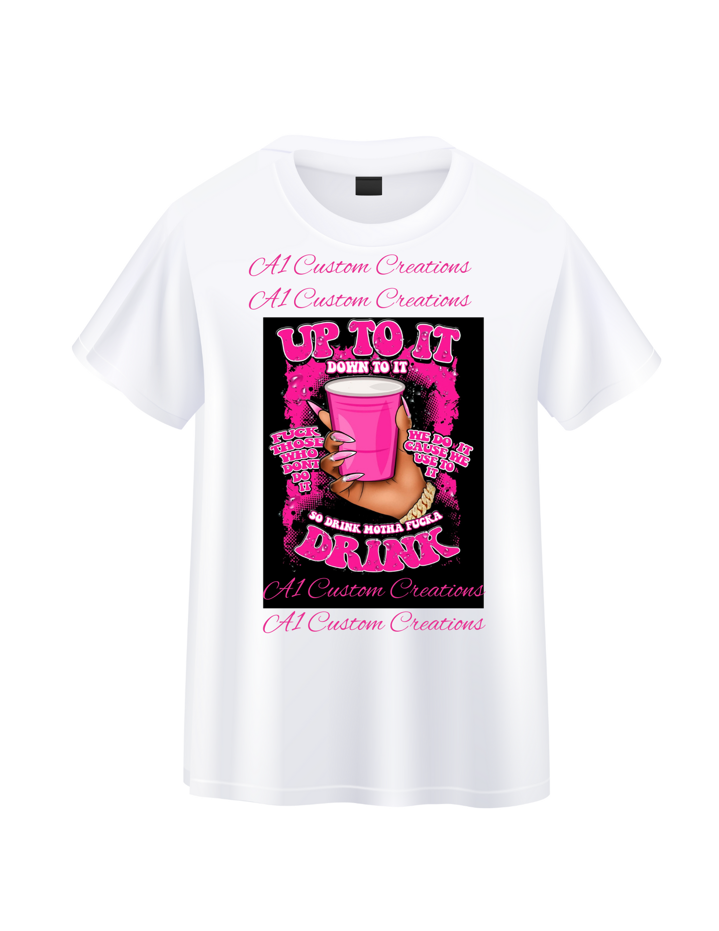 Up To It Down To It, Pink Design