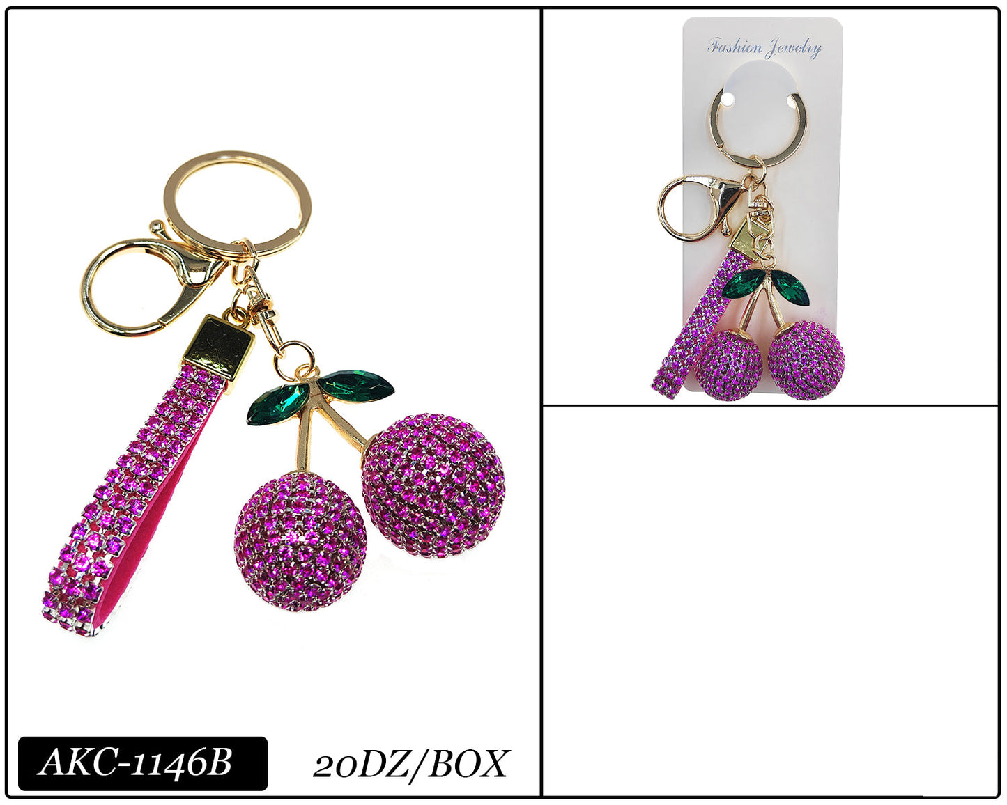 Cherry Keychain
