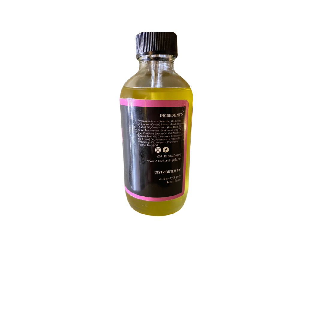 A1 Hair Collection| Growth & Anti-itch Rosemary Mint Hair Oil, 4oz