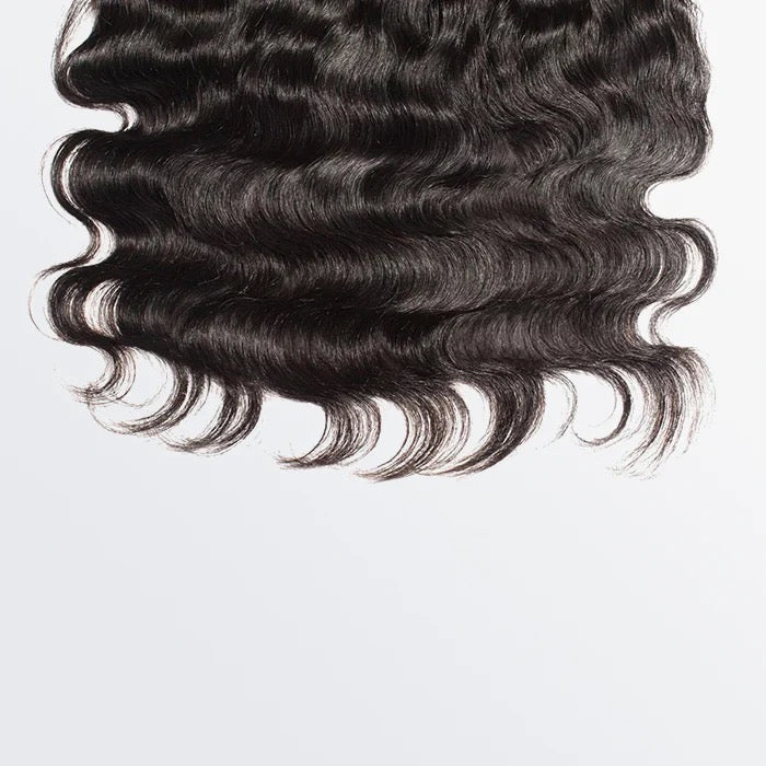 A1 Hair Collection|13" x 4" Body Wave Free Parted Frontal #1B Natural Black