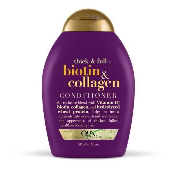 OGX BIOTIN & COLLAGEN THICK & FULL CONDITIONER 13OZ