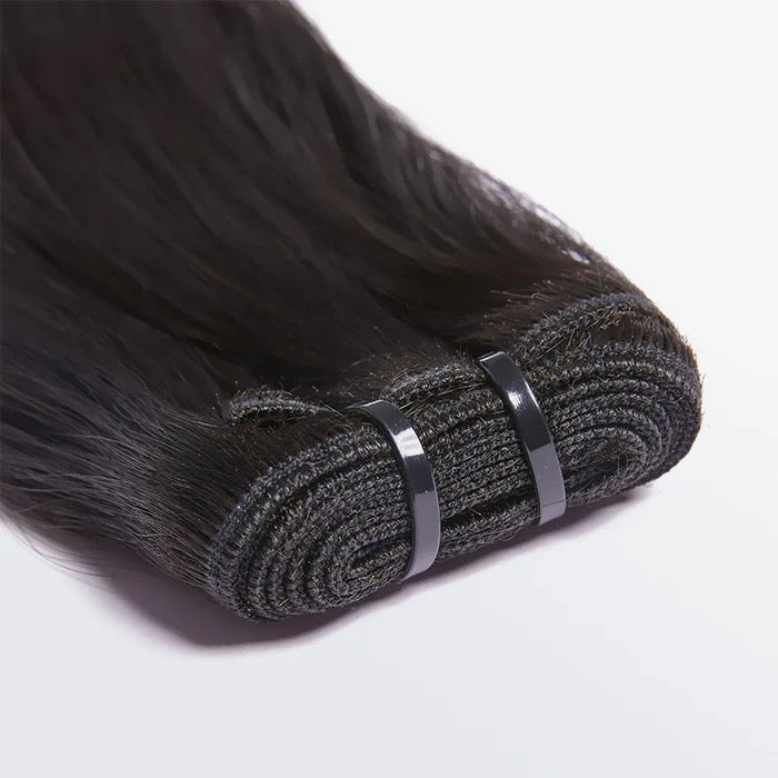 A1 Hair Collection| Raw Indian Bundle, Straight 1PC, Natural Black