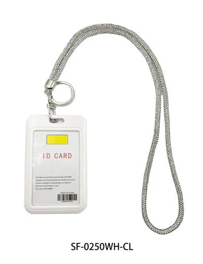 Fashion Bling ID Card Holder Keychain Laynard Badge Holder