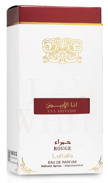 LATTAFA ANA ABIYEDH ROUGE EAU DE PARFUM SPRAY 2OZ (PC)