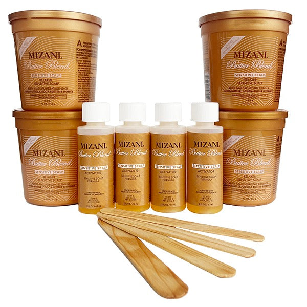 Mizani Butter Blend Sensitive Scalp Kit, 4 Pack