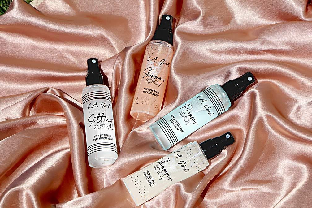L.A. COLORS SHIMMER FINISHING SPRAY FOR FACE AND BODY