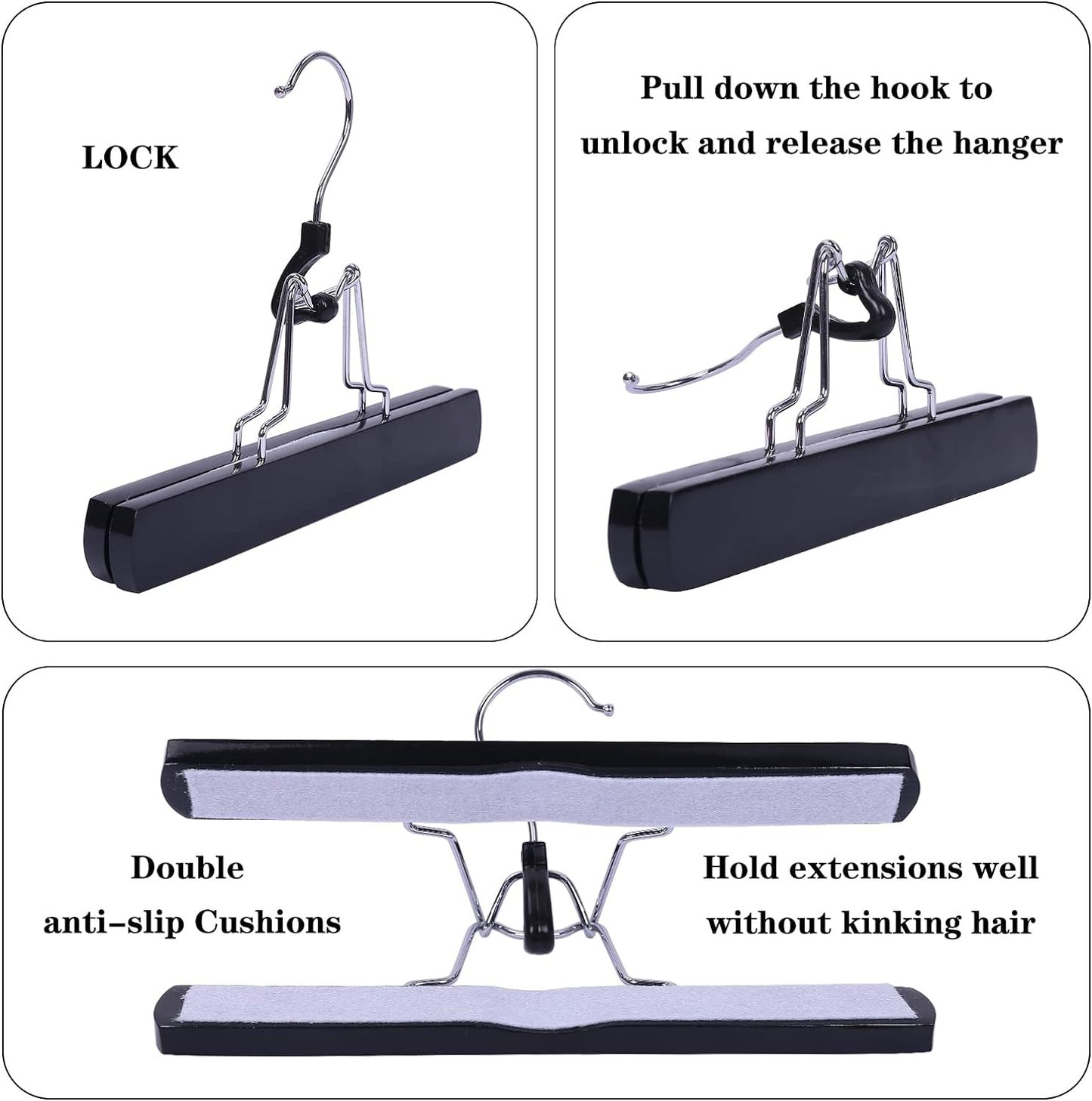 Wig Storage Bag, Extension Holder With Hanger (1pc)