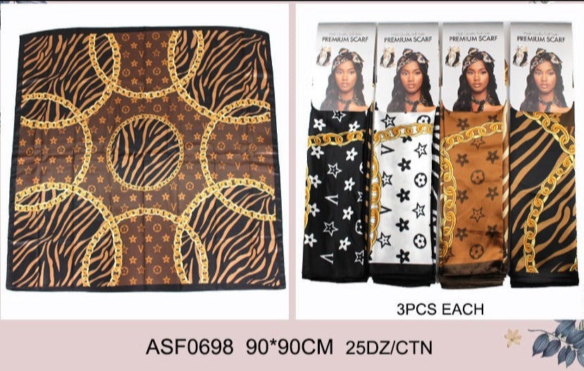 FASHION LUX SCARF, V DESIGN #ASF0698