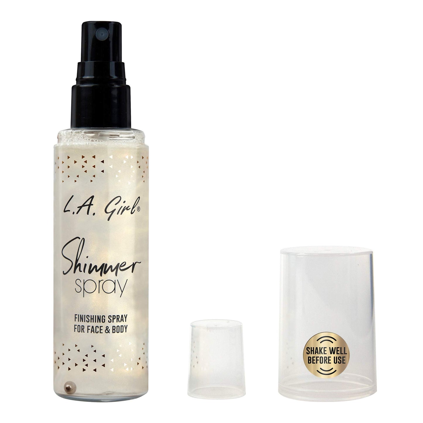 L.A. COLORS SHIMMER FINISHING SPRAY FOR FACE AND BODY