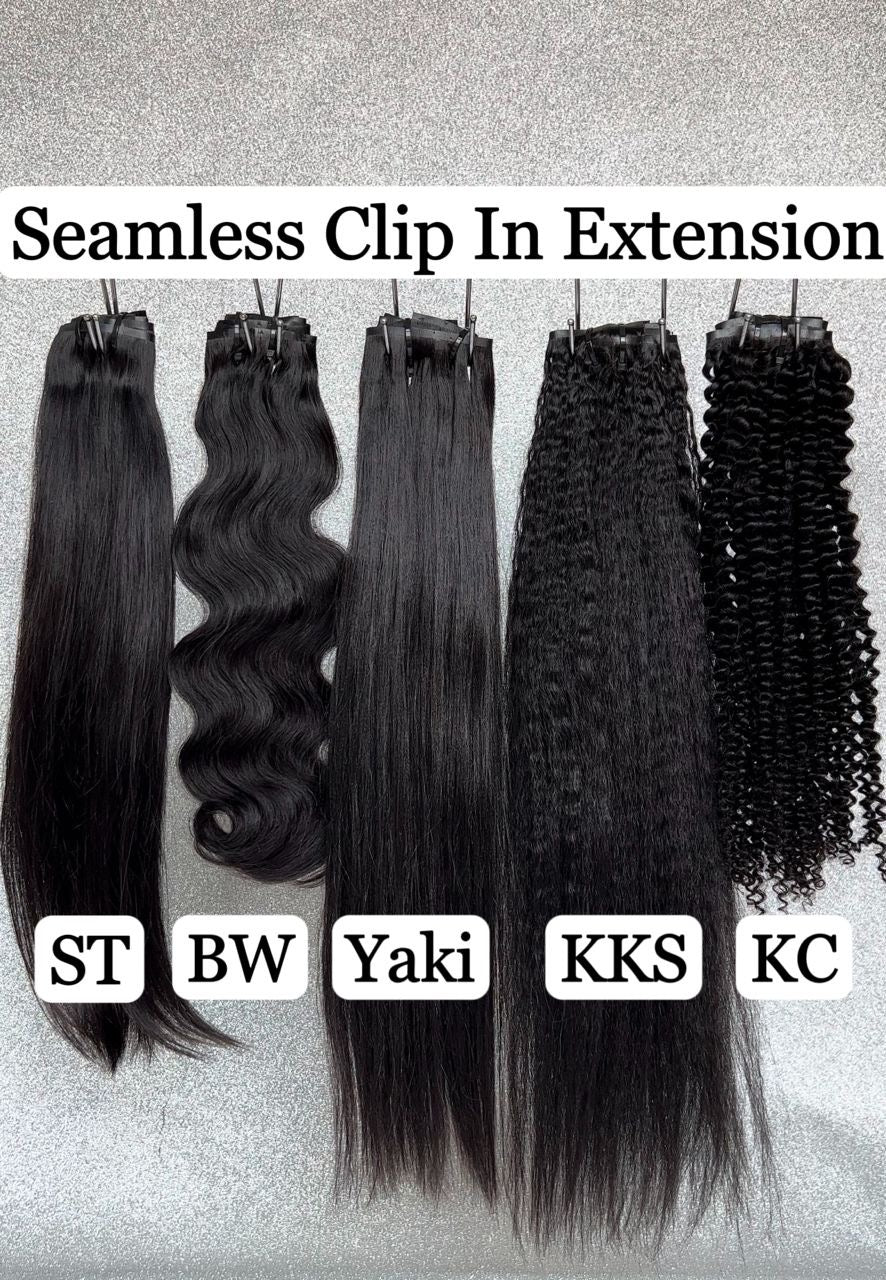 A1 Hair Collection| Seamless Clip Ins