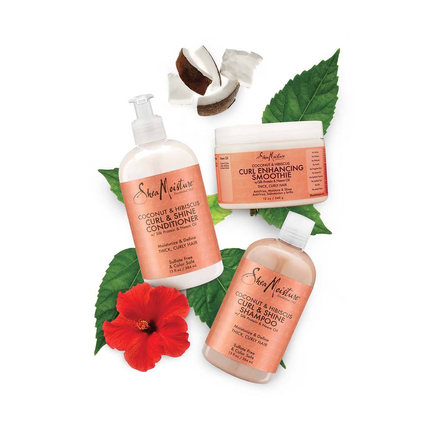SheaMoisture Coconut & Hibiscus Curl & Shine Shampoo