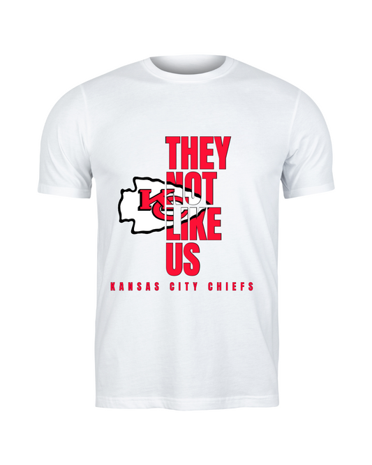 They Not Like Us- Kansas City Chiefs, Red Letters