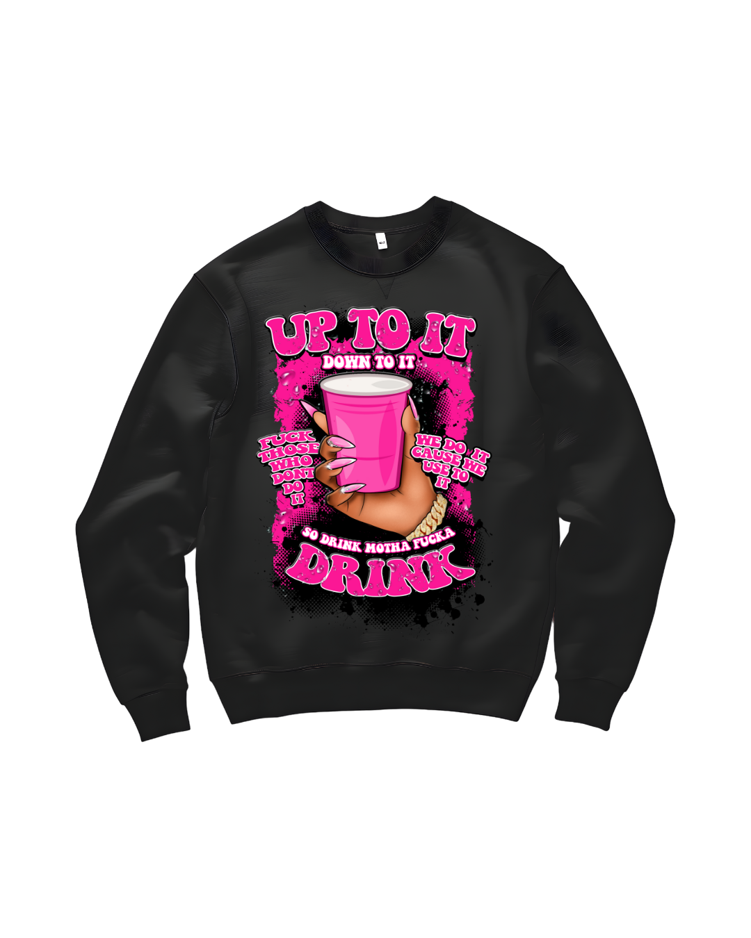 Up To It Down To It, Pink Design