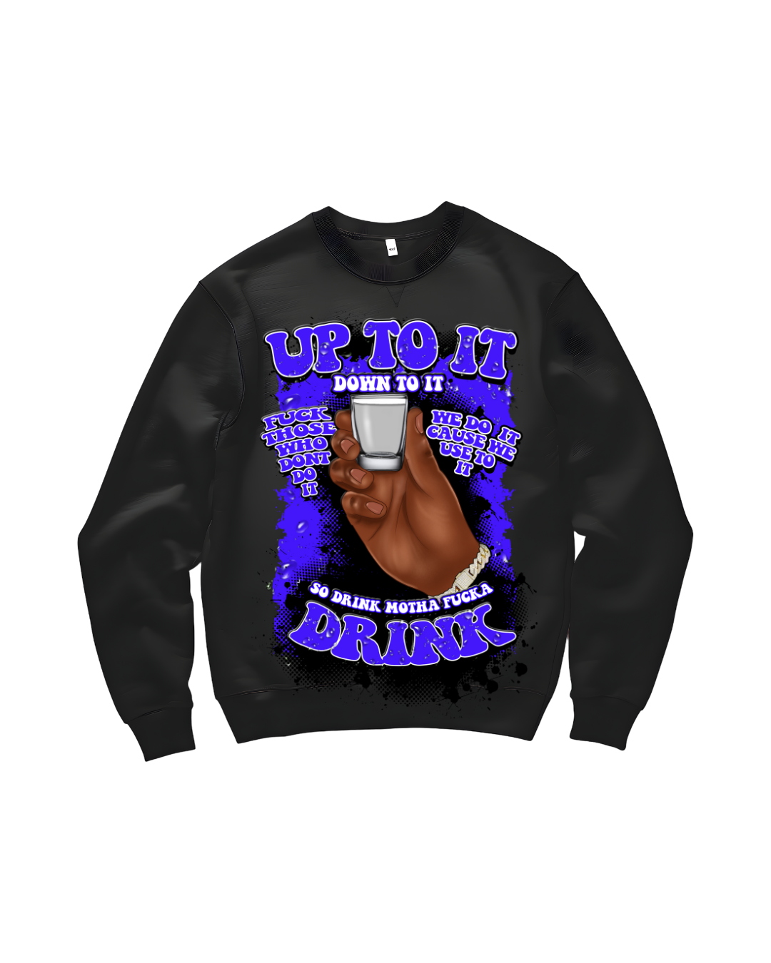 Up To It Down To It, Blue Design