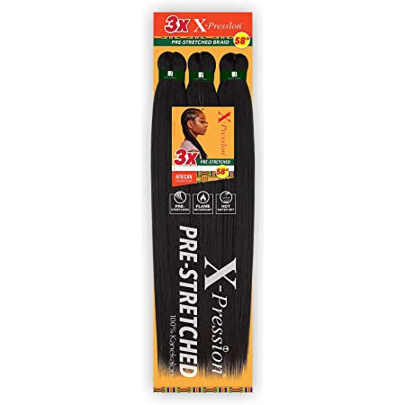 Sensationnel Braids XPRESSION 3X Pre-Stretched Braid 58