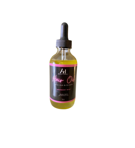 A1 Hair Collection| Growth & Anti-itch Rosemary Mint  Hair Oil, 4oz