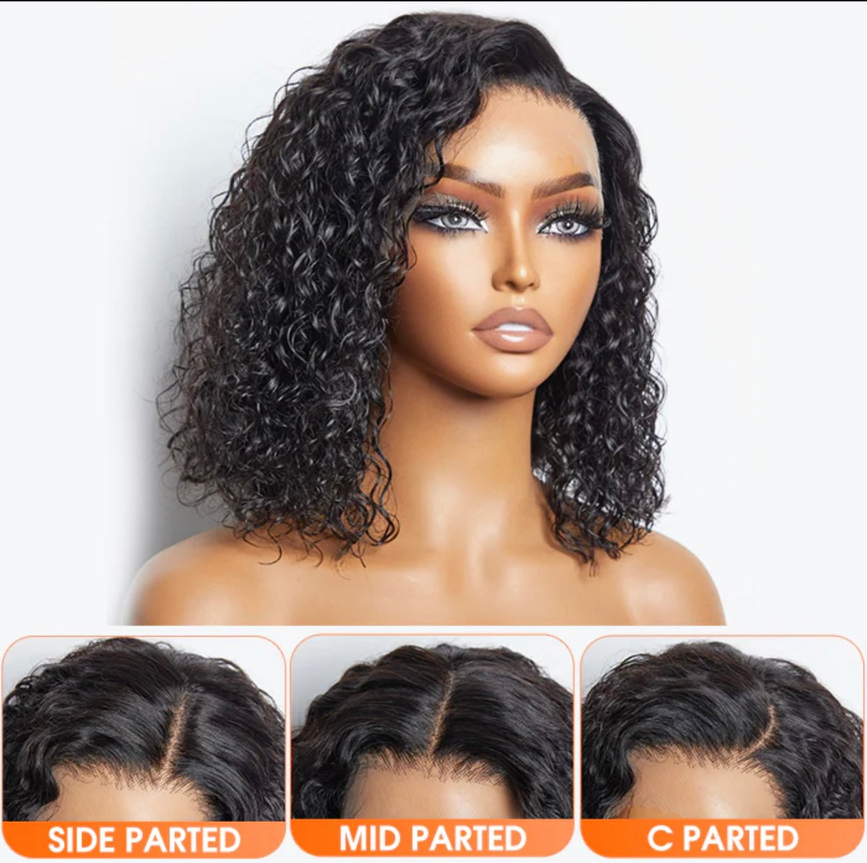 A1 Hair Collection| 14 inch Water Wave Glueless Human Hair Wig