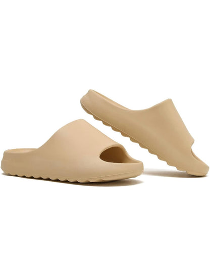 Womens Pillow Soft Cloud Slide Sandals, Quick Dry, Non Slip