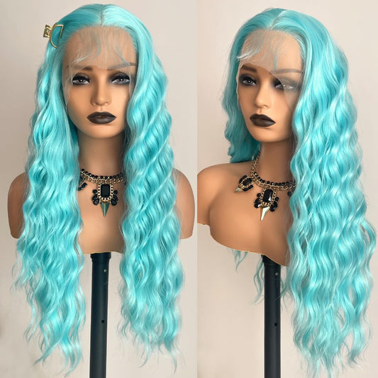 A1 Hair Collection| Long Wavy Lace Front Wig, Synthetic, 13X3 , 22 inch, Kira