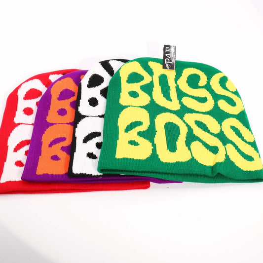 Fashion Beanie, Boss, Unisex, Knit Hat