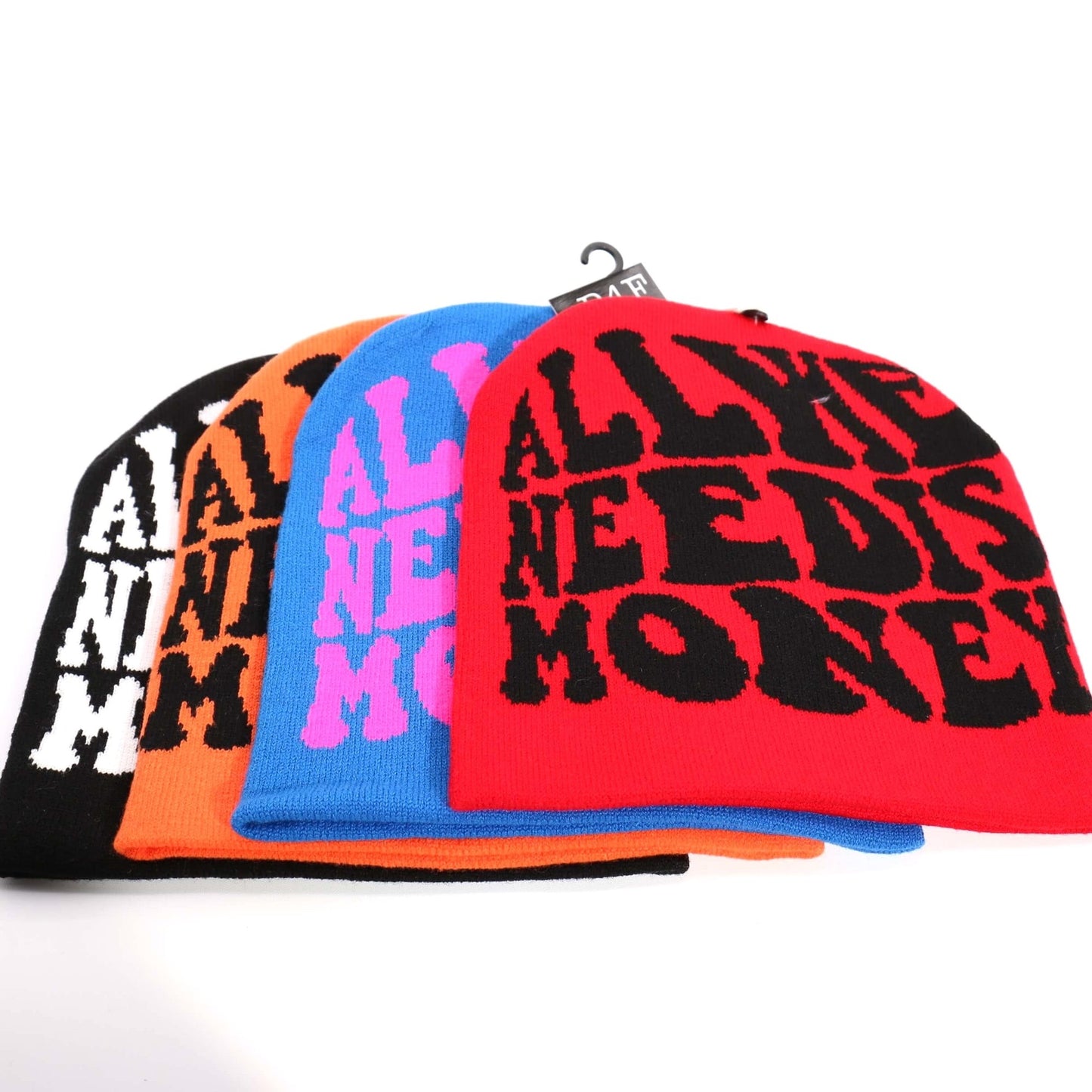 Fashion Beanie, All We Need Is Money, Unisex, Knit Hat