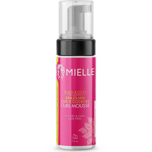 Mielle Organics Babassu Brazilian Curly Cocktail Curl Mousse 7.5 oz