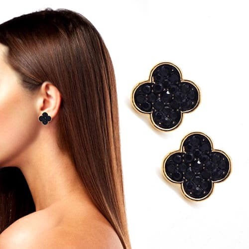 FASHION DESIGN CLOVER EARRINGS