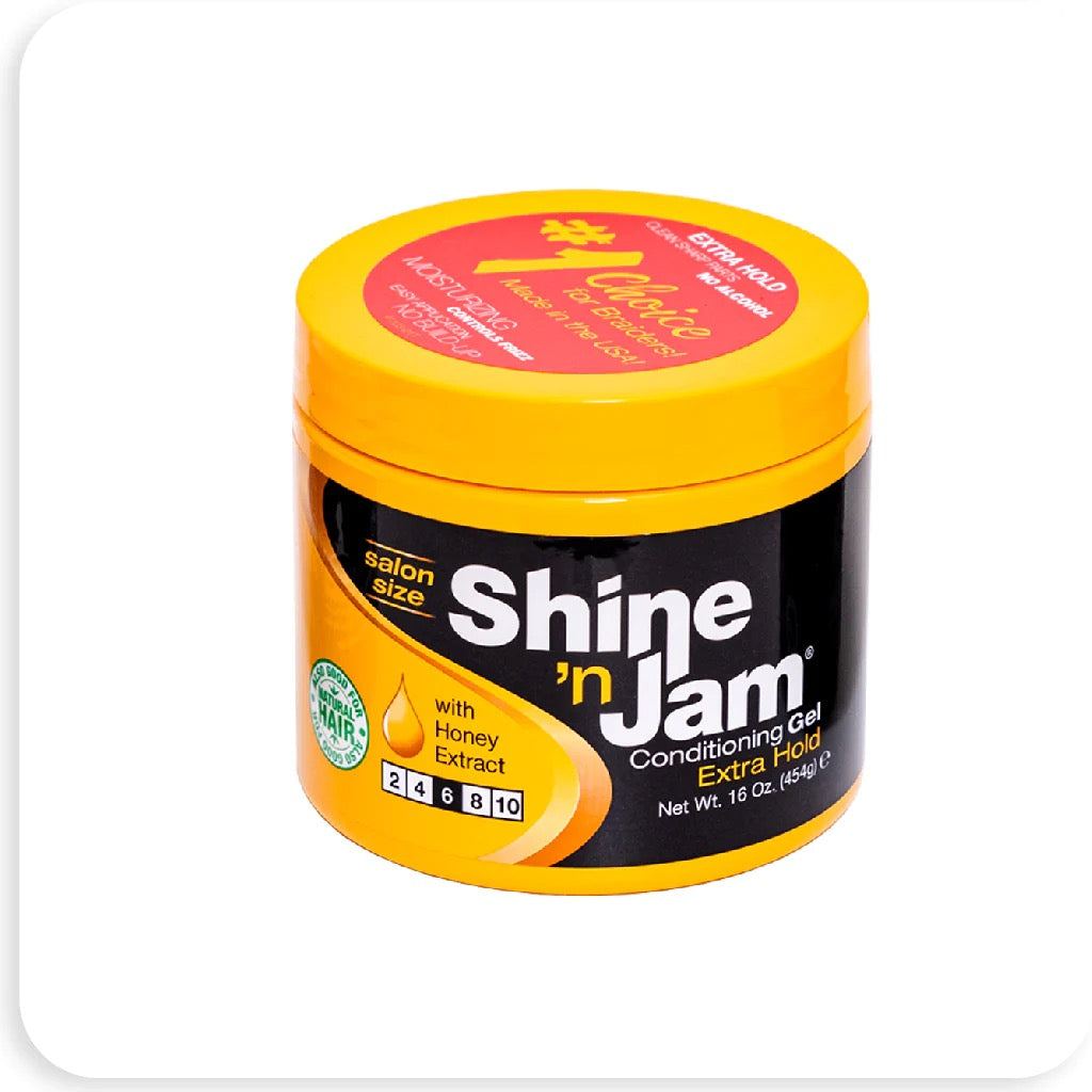 Ampro Shine N Jam Extra Hold Conditioning Styling & Braiding Gel