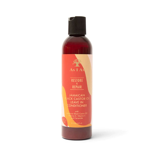 AS I AM JAMAICAN BLACK CASTOR OIL LEAVE-IN CONDITIONER 8 OZ
