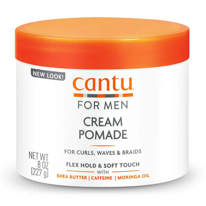 CANTU MEN'S SHEA BUTTER CREAM POMADE 8OZ