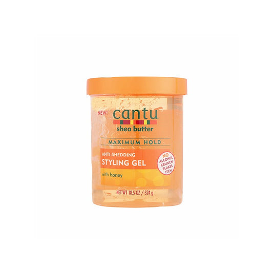 Cantu Shea Butter Maximum Hold Anti-Shedding Styling Gel 18.5 oz